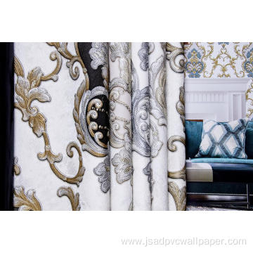 Indoor hotel home engineering PVC wallpaper